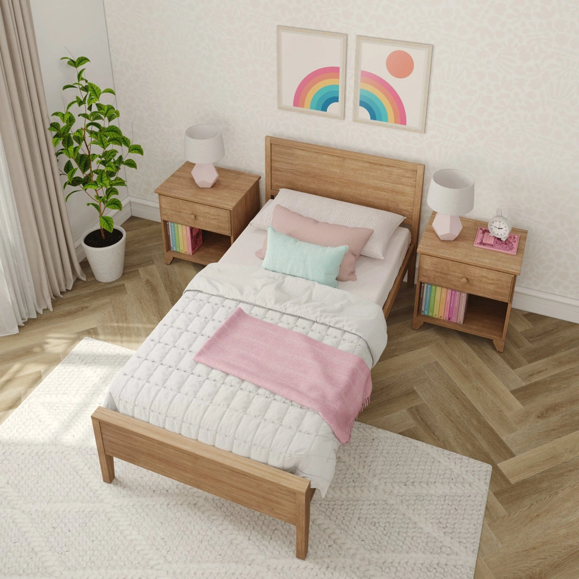 Twin Panel Bed - Image 17