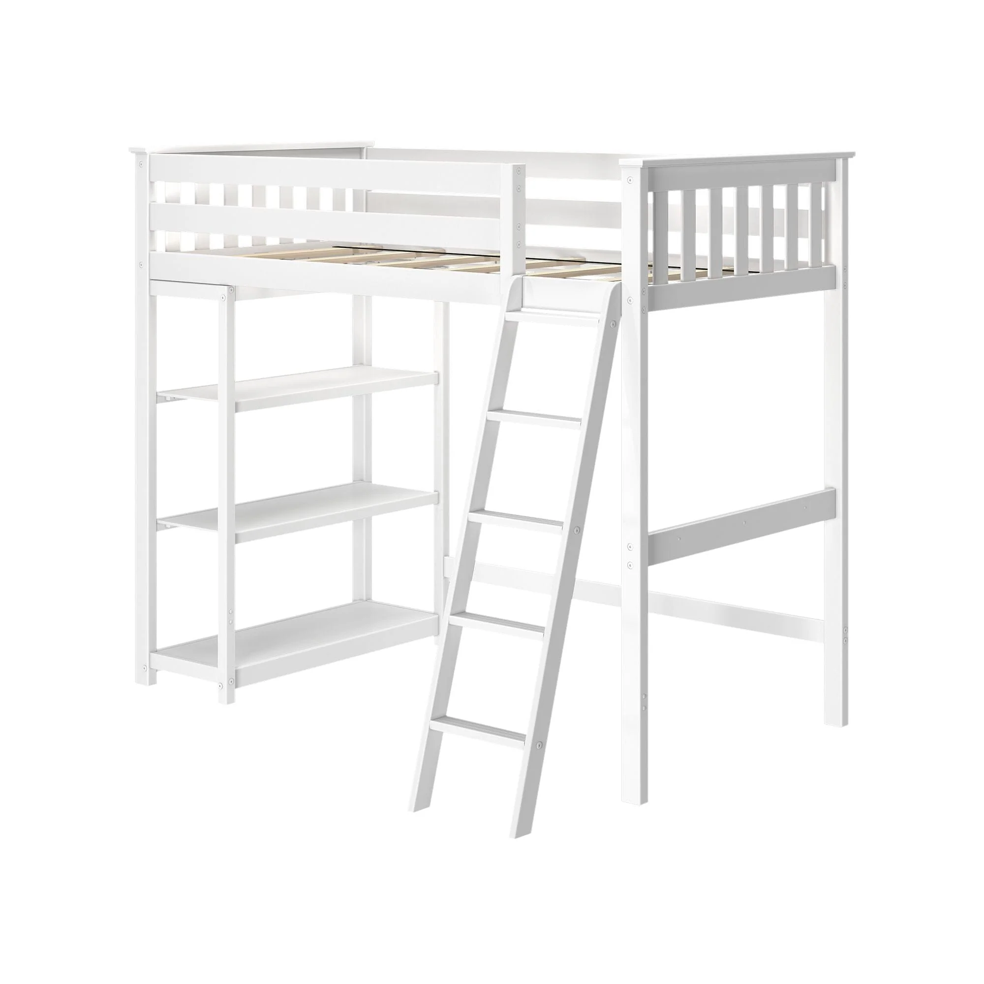 Twin Loft Bed With Bookcase - Image 11