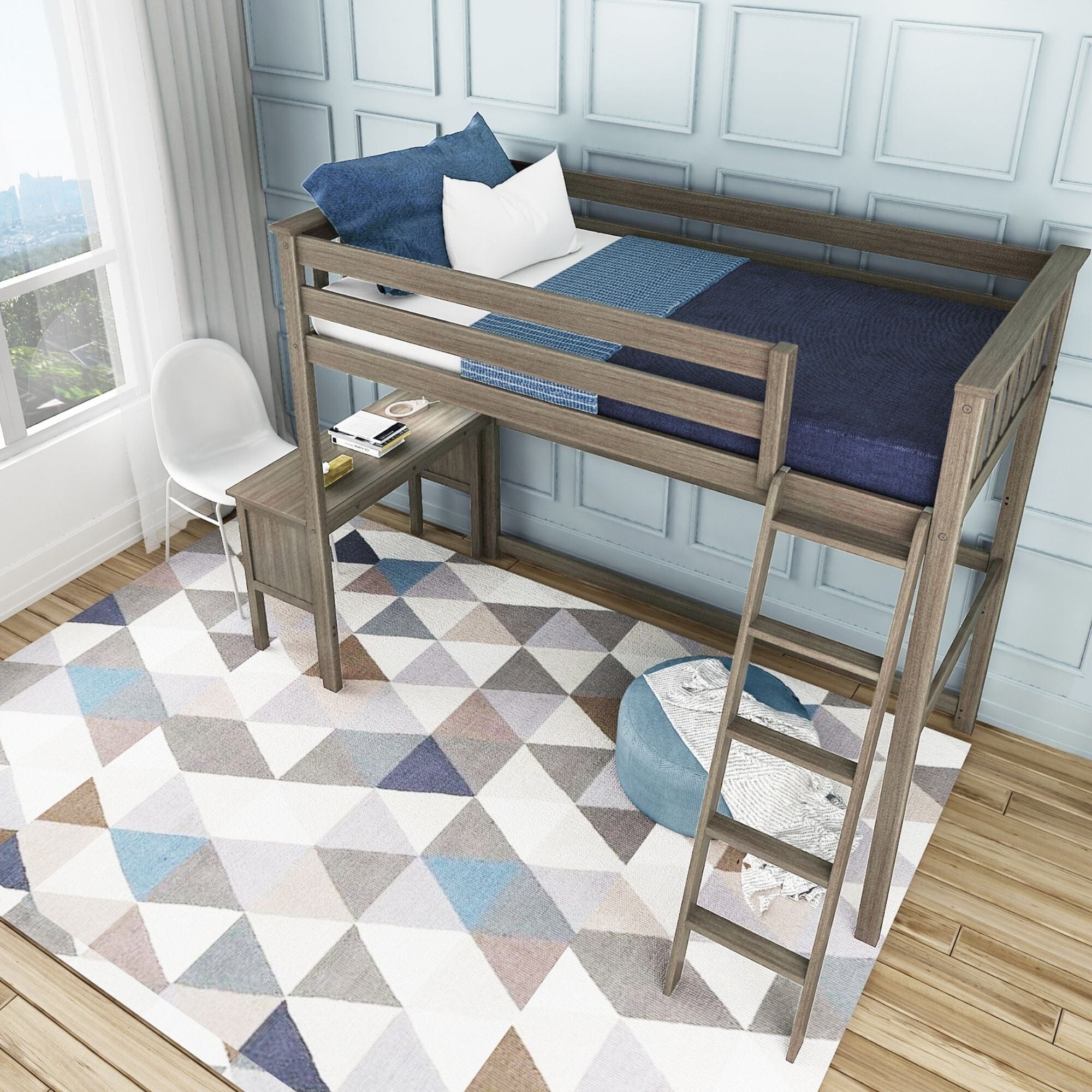 Twin Loft Bed With Desk - Image 10