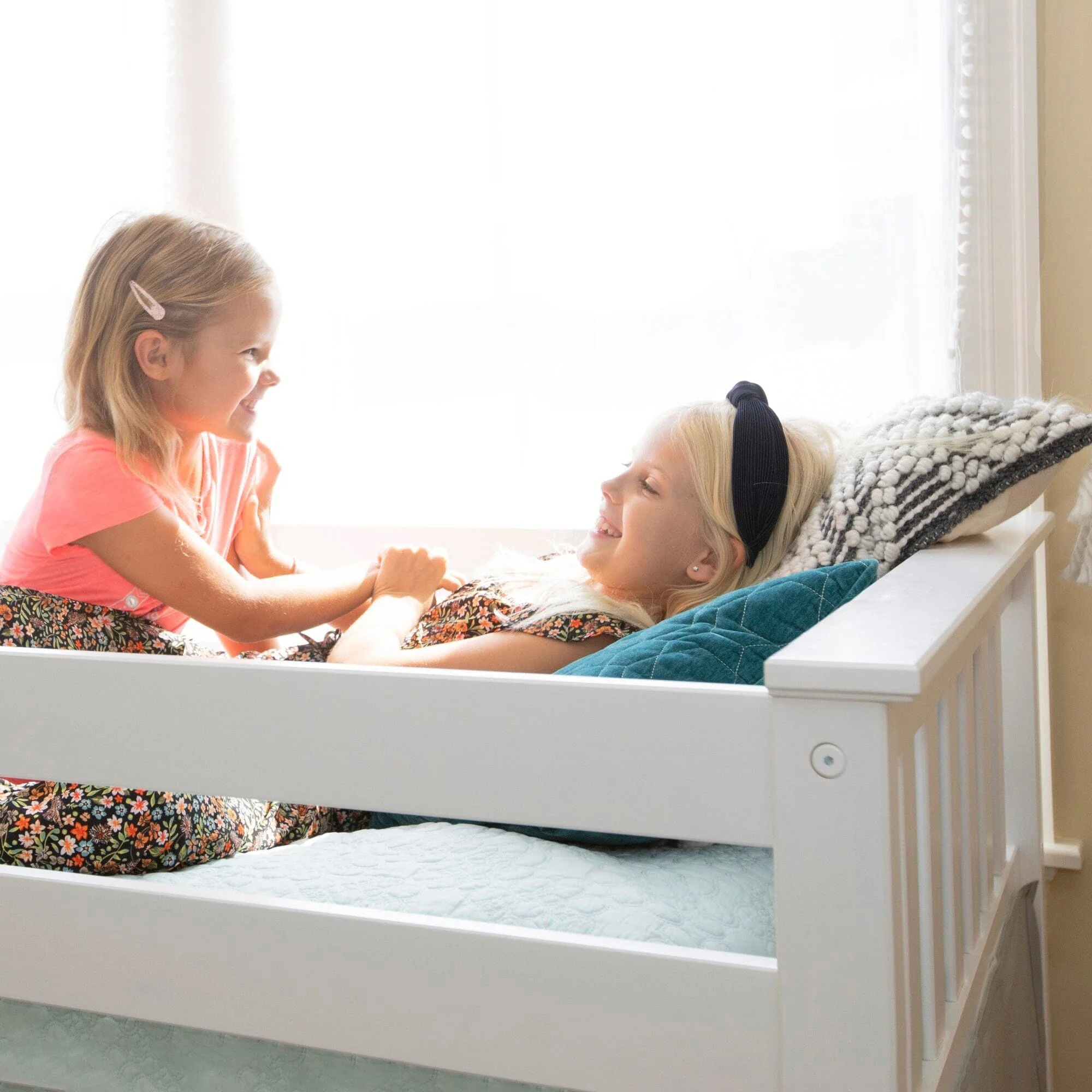 Twin Over Twin Low Bunk Bed With Stairs - Image 13
