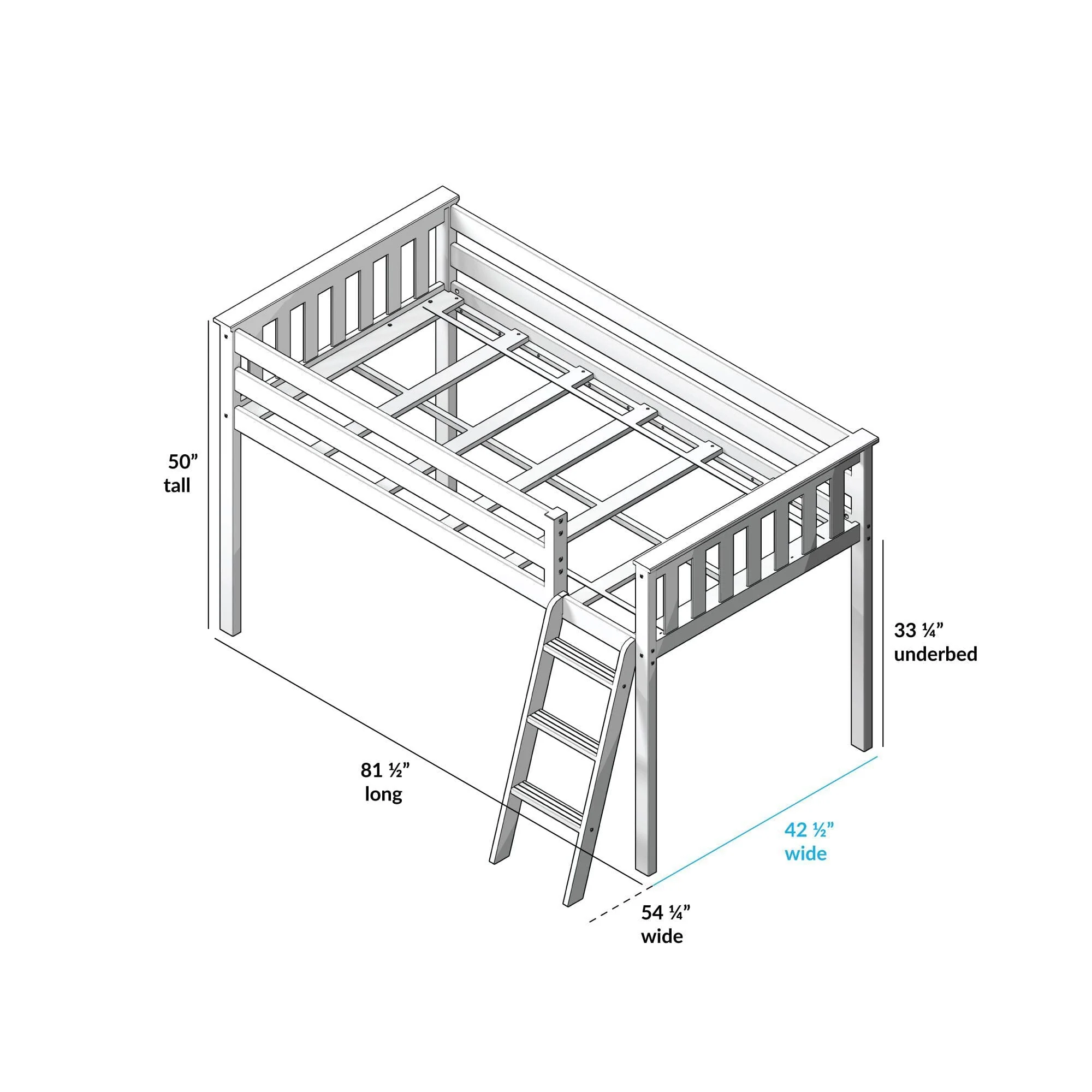 Twin Low Loft Bed - Image 23