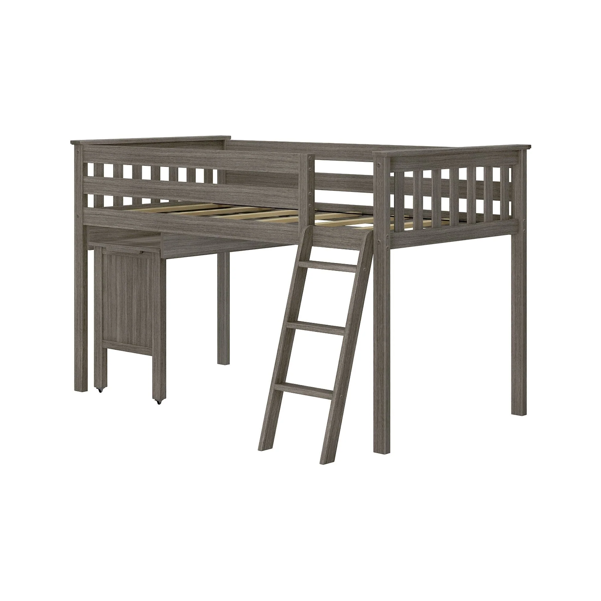 Twin Low Loft Bed With Desk - Image 6