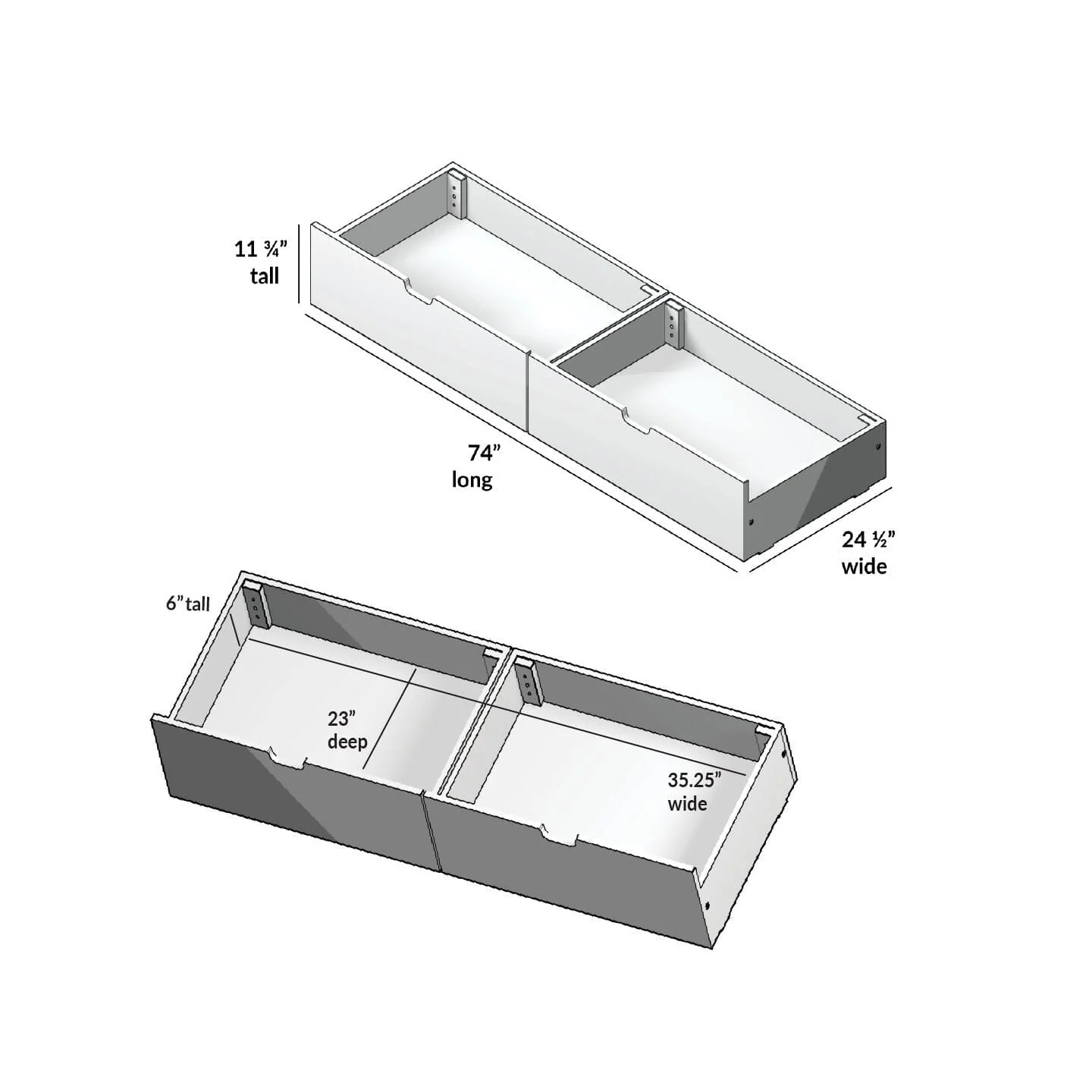 Underbed Storage Drawers - Image 35