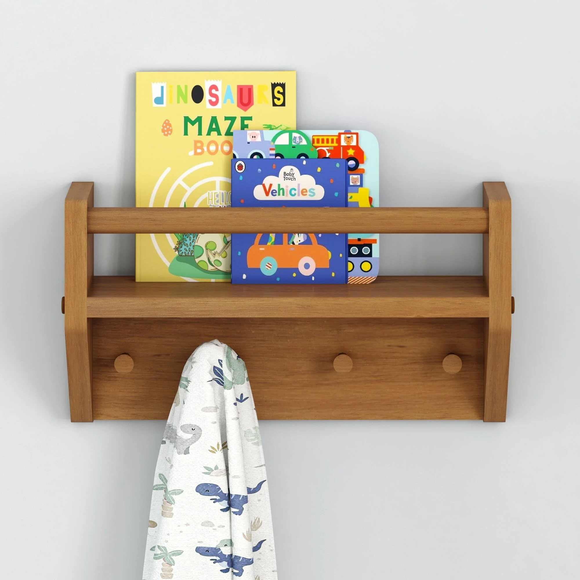 Wall Shelf With Pegs - Image 8